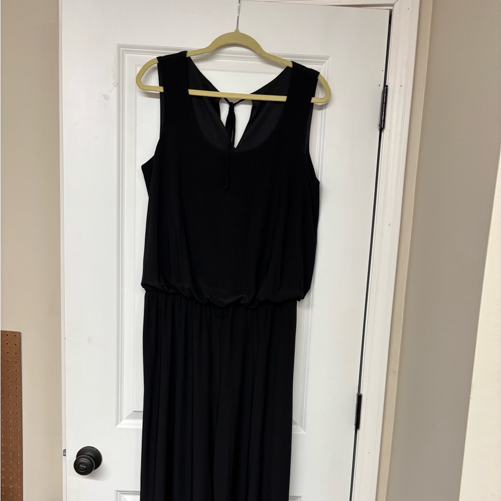Annalee + Hope Black V-neck Sleeveless Jumpsuit